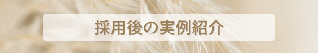 採用後の流れ